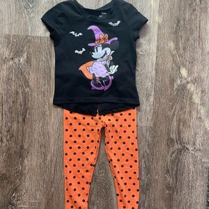 Halloween Minnie Mouse outfit witch
